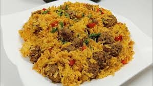 أرز بالكفتة